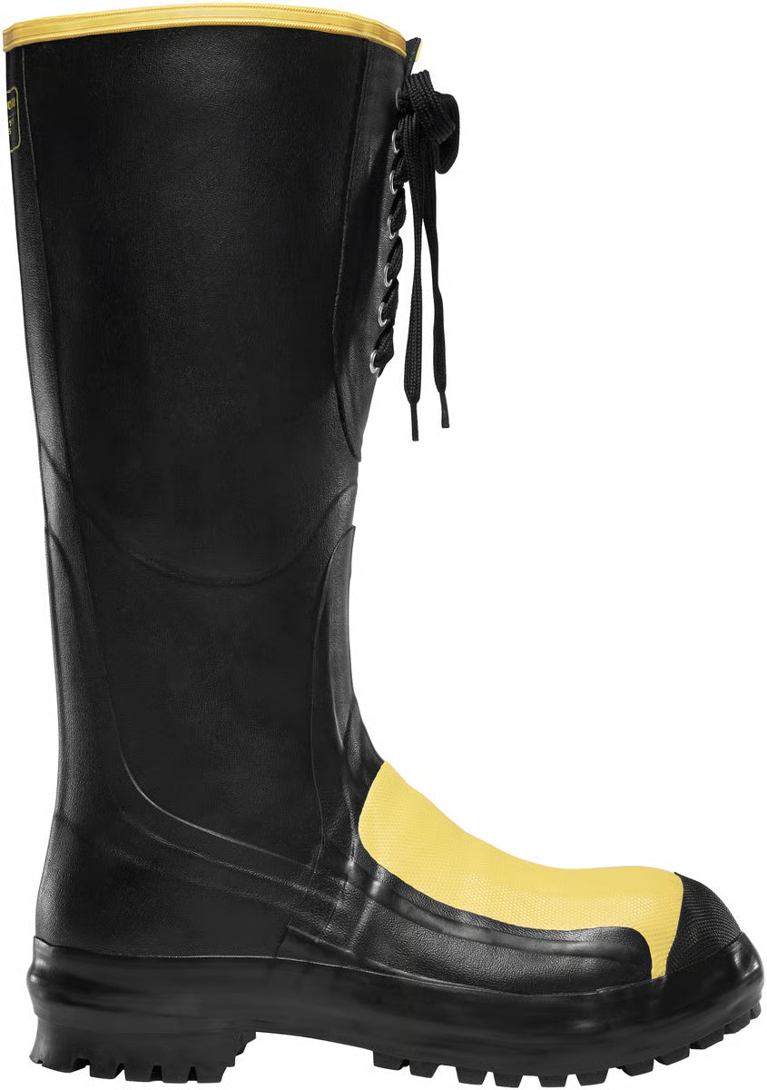 Lacrosse Men's Meta Pac 16" Black Metatarsal Guard/Steel Toe