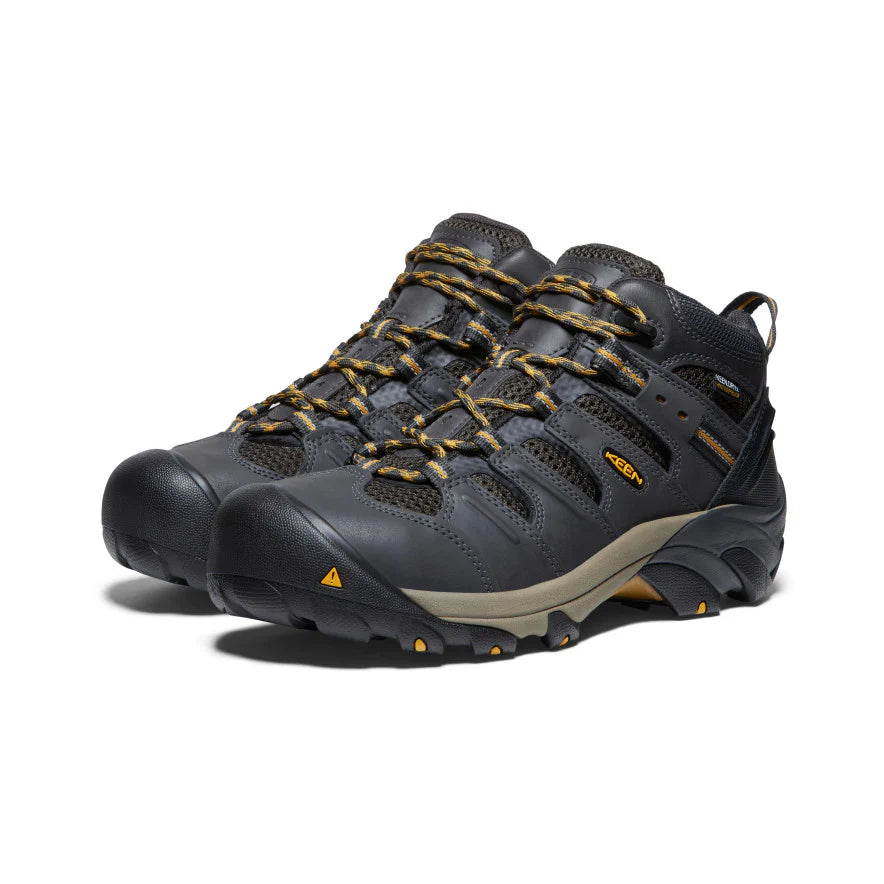 Men's Keen Lansing Mid Waterproof (Steel Toe)