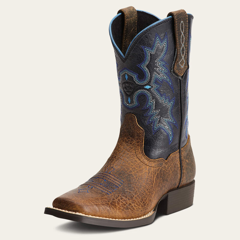 Kids' Tombstone Wide Square Toe Western Boot