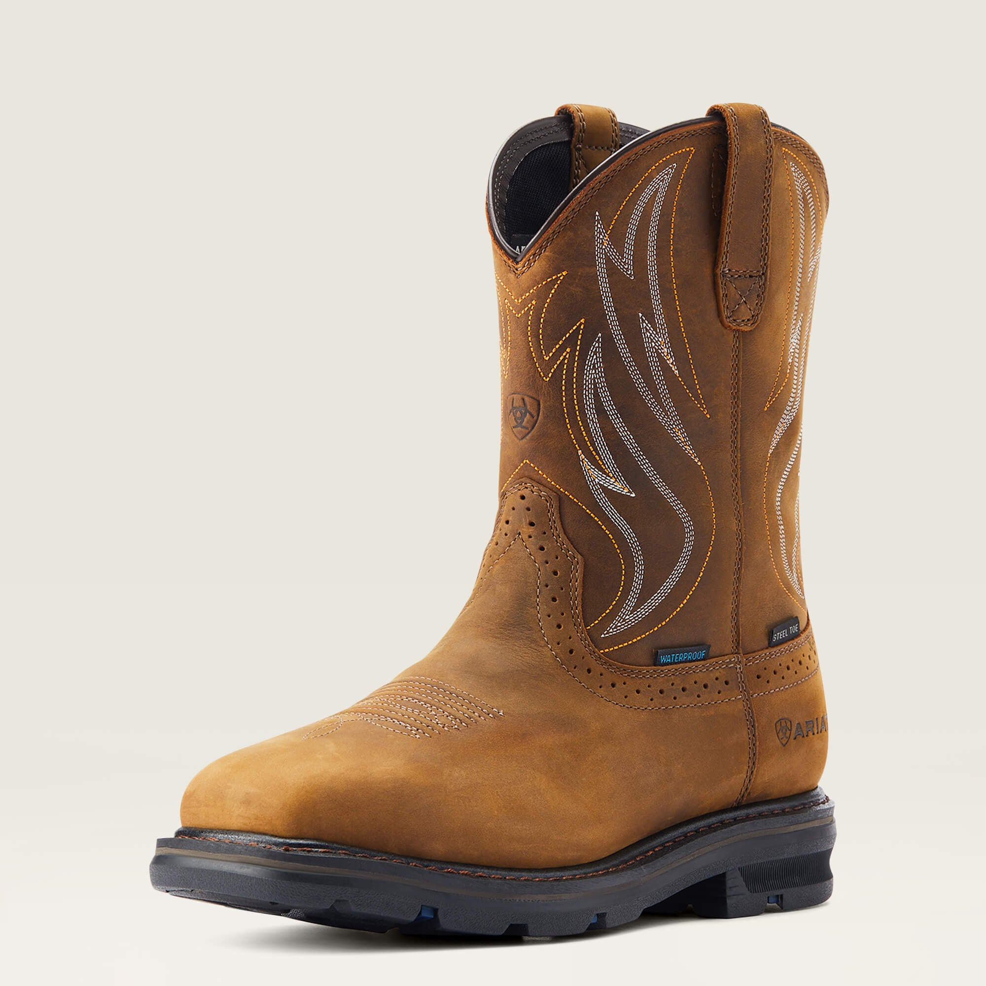 Men's Ariat 10" Sierra Shock Shield Waterproof Steel Toe Work Boot