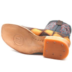 RockinLeather Men's Patchwork Western Leather Boot