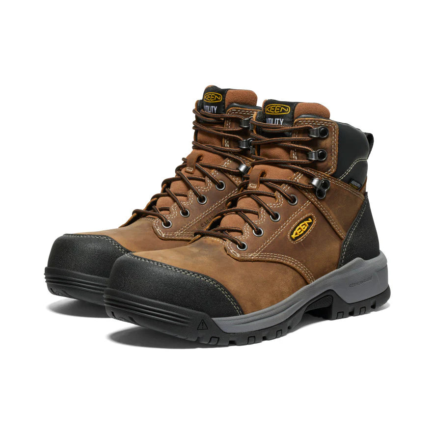 Men's Keen Evanston 6" Waterproof Boot (Carbon Toe)