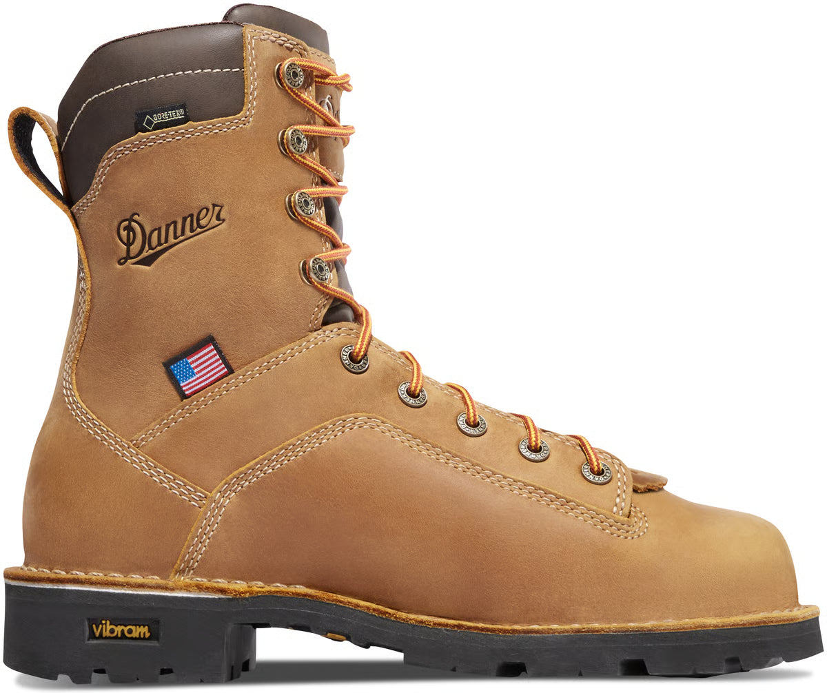 Danner Men's Quarry USA Distressed Brown Alloy Toe