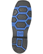Hoss Men's Rushmore Black Western Patriotic "Thin Blue Line" Charcoal Comp Toe