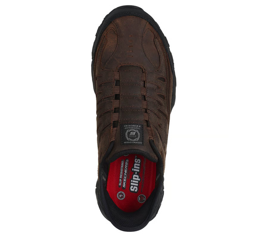Men's Skechers Holdredge Ryker Slip-ins Comp Toe Work Shoe