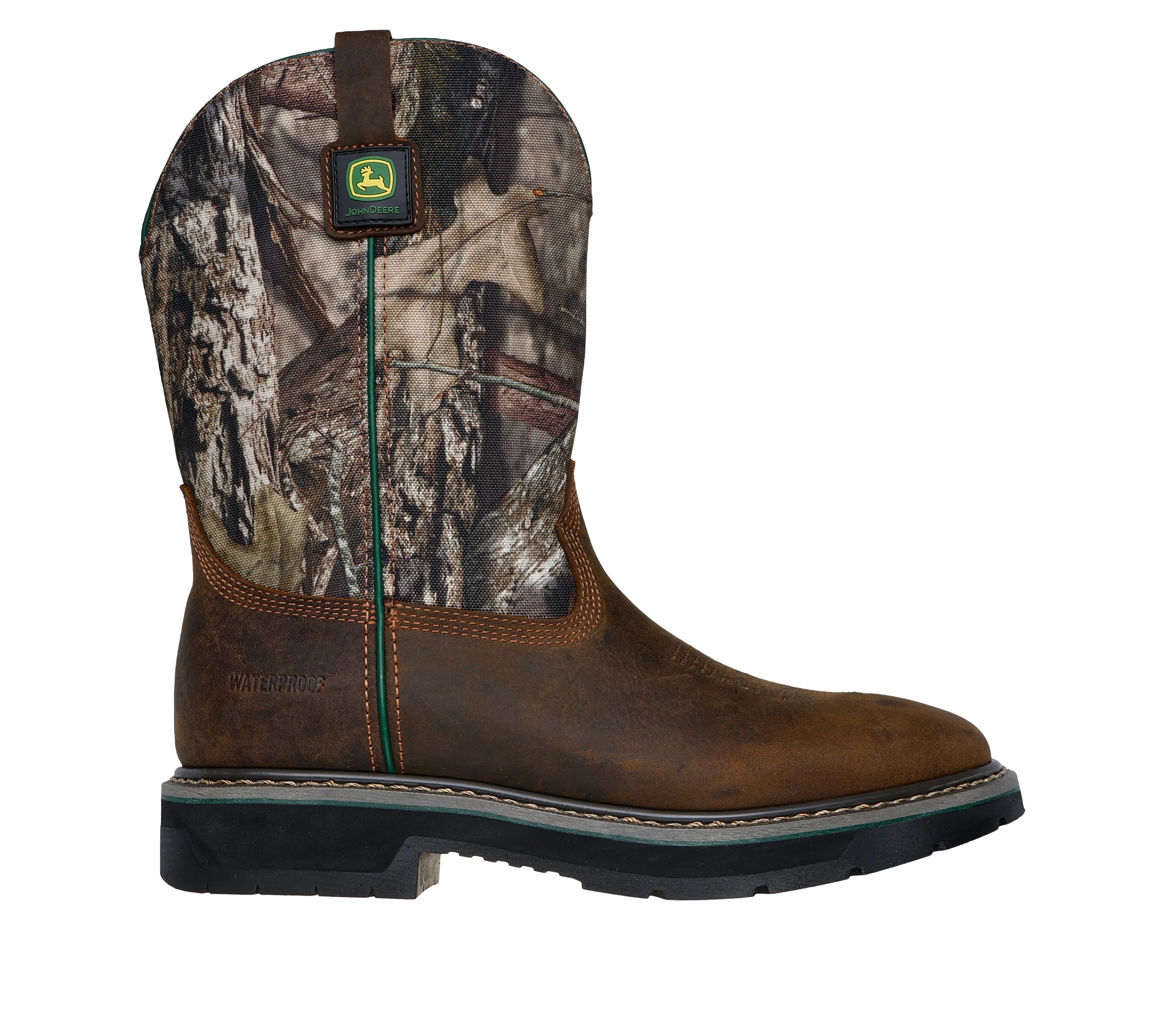 Men's Skechers John Deere Rowood Moss Burrow Waterproof Boot