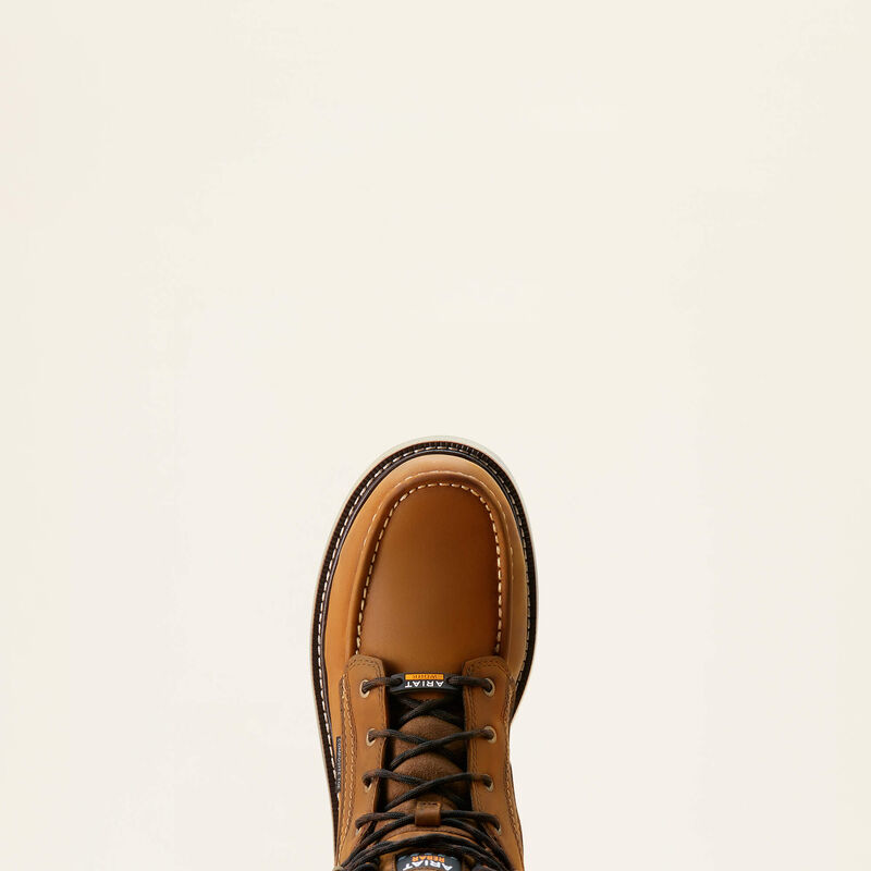 Men's Ariat Rebar Wedge Moc Toe 6" Waterproof Composite Toe Work Boot