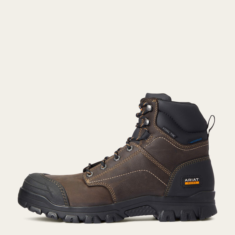 Men's Ariat Treadfast 6" Waterproof Steel Toe Work Boot