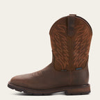 Men's Ariat Groundbreaker Wide Square Toe Waterproof Steel Toe Work Boot