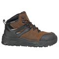Hoss Men's Stomp Hiker Brown/Black Waterproof Aluminum Safety Toe