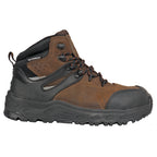 Hoss Men's Stomp Hiker Brown/Black Waterproof Aluminum Safety Toe