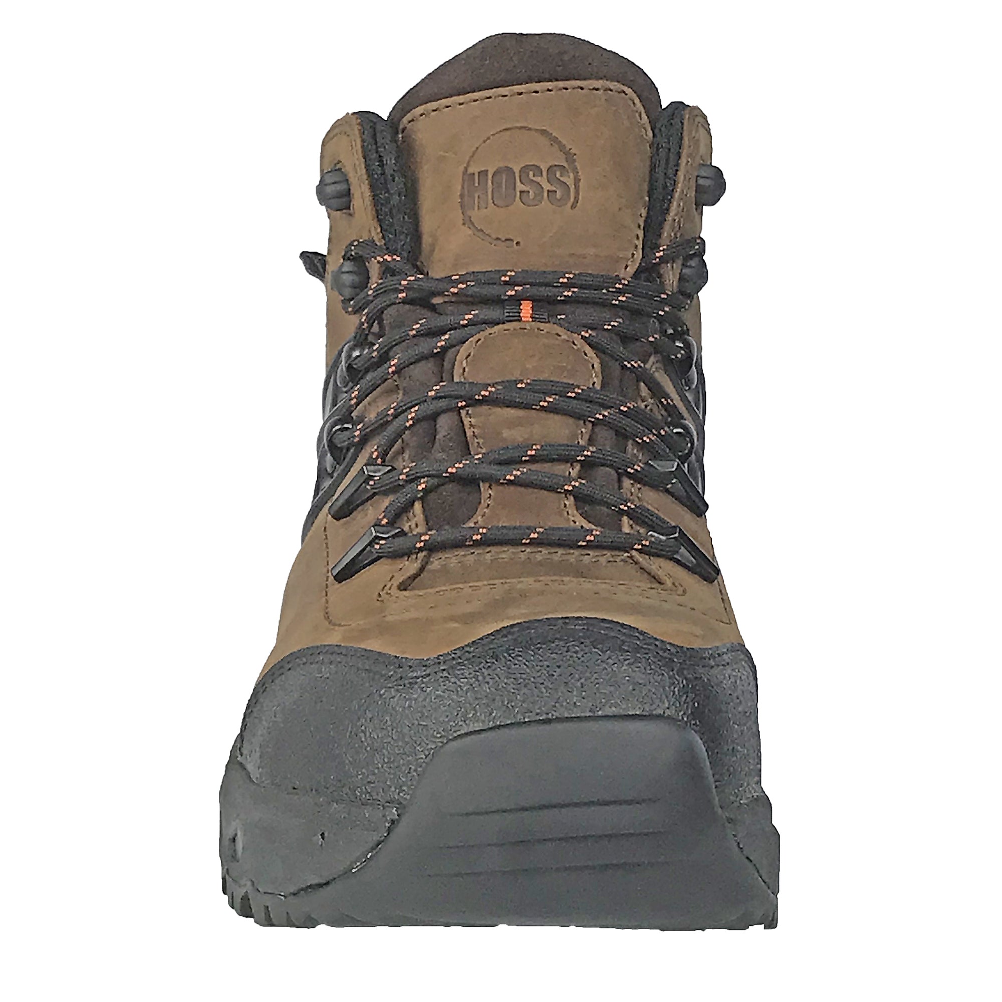 Hoss Men's Stomp Hiker Brown/Black Waterproof Aluminum Safety Toe