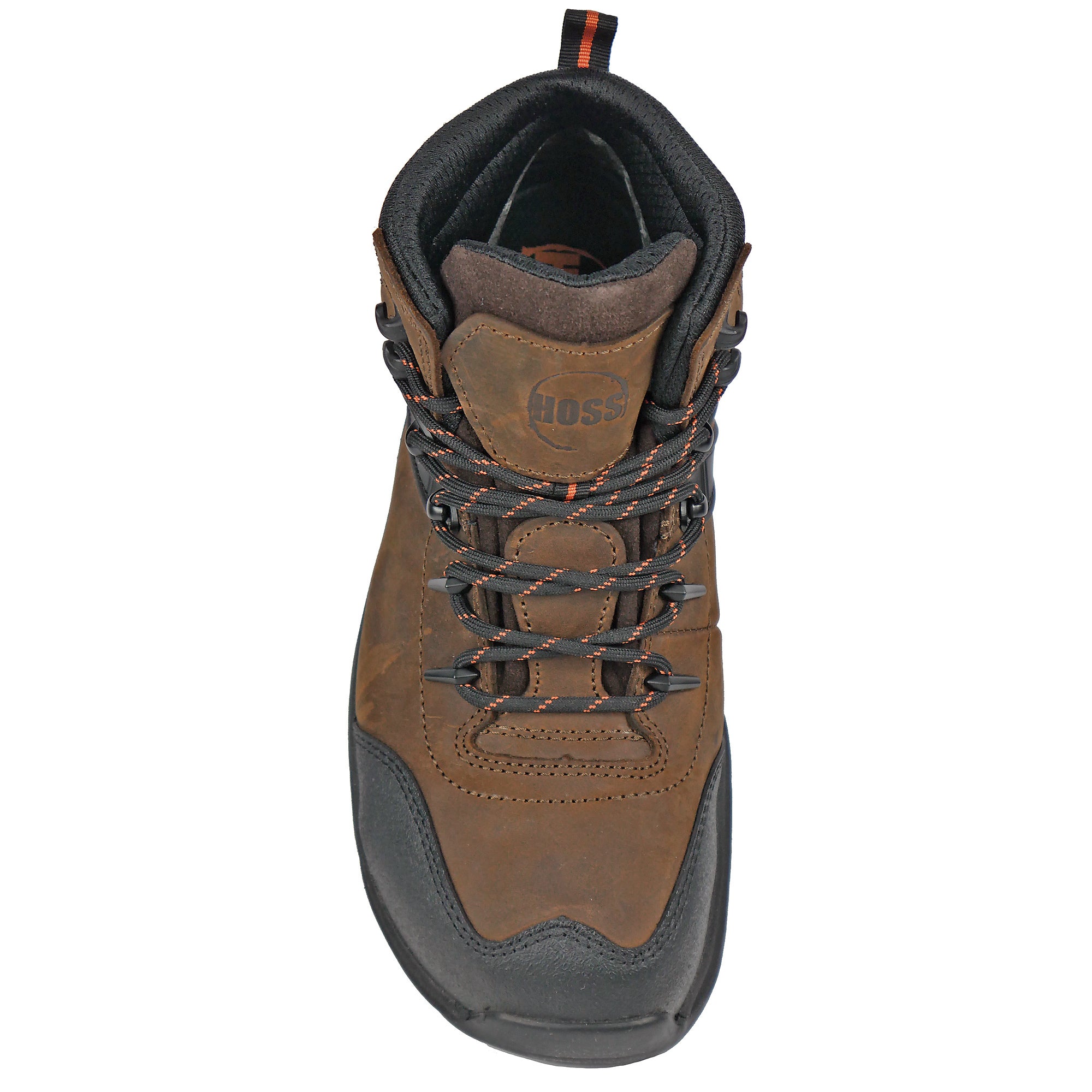 Hoss Men's Stomp Hiker Brown/Black Waterproof Aluminum Safety Toe