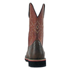 Hoss Men's Landon Western Cognac Red Steel Toe