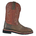 Hoss Men's Landon Western Cognac Red Steel Toe