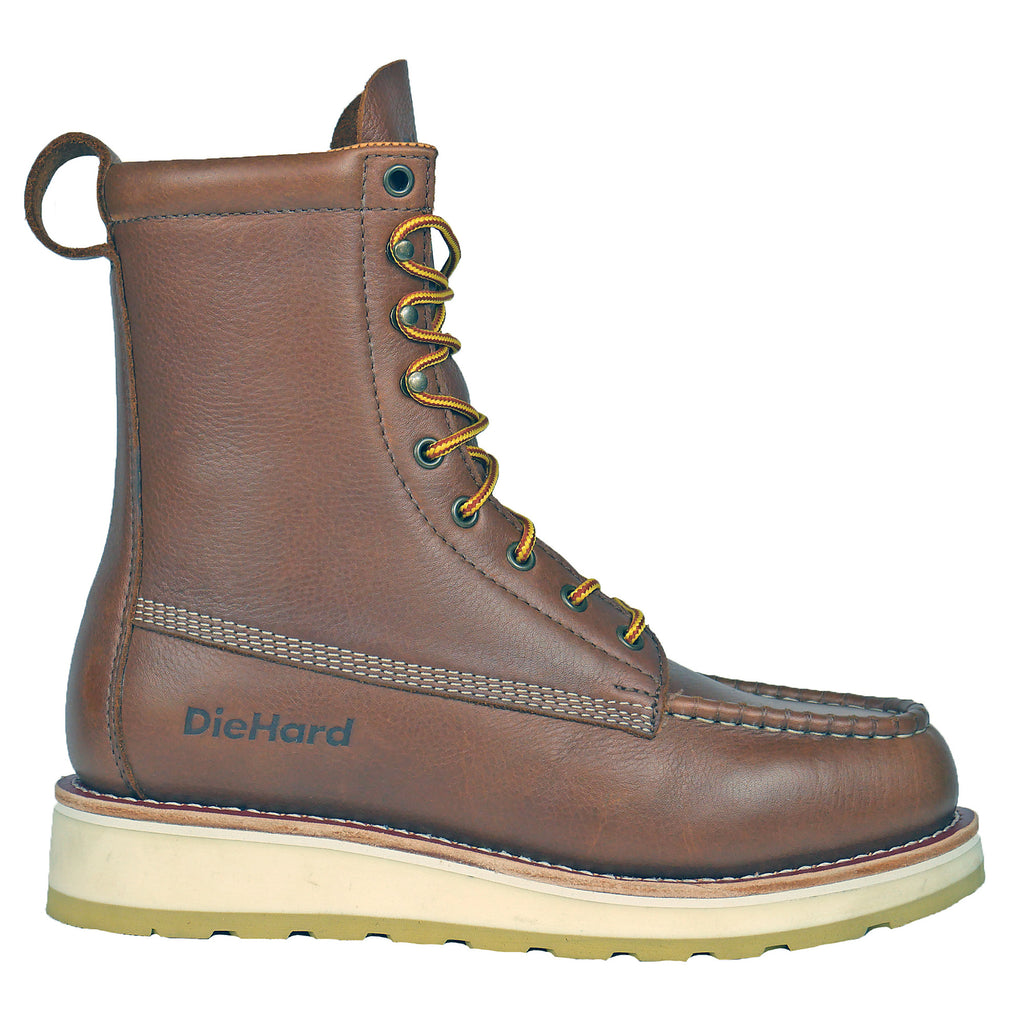 DieHard Men's Malibu 8" Brown Composite Toe