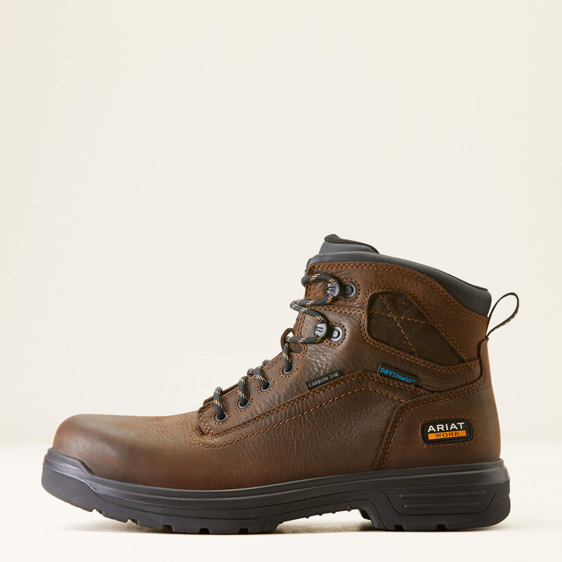 Men's Ariat Turbo 6" Waterproof Carbon Toe Work Boot