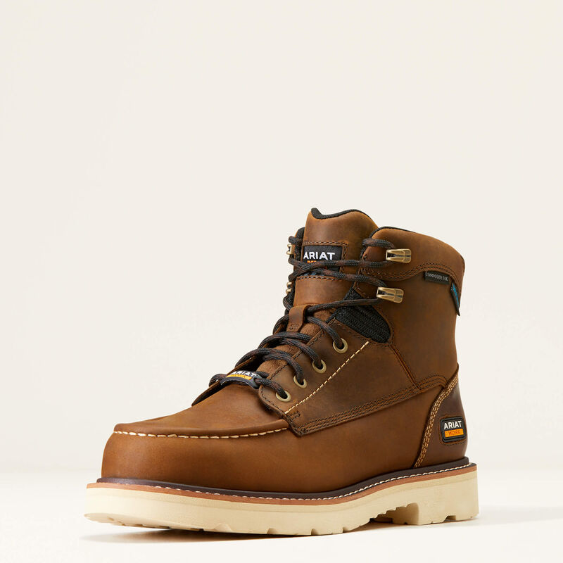 Men's Ariat Rebar Lift 6" Waterproof Composite Toe Work Boot