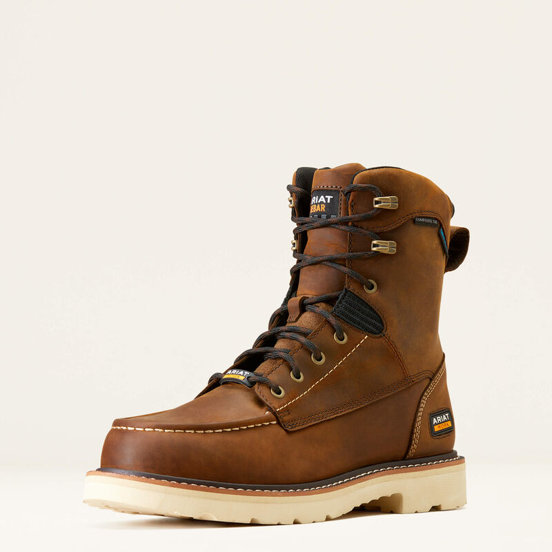 Men's Ariat Rebar Lift 8" Waterproof Composite Toe Work Boot