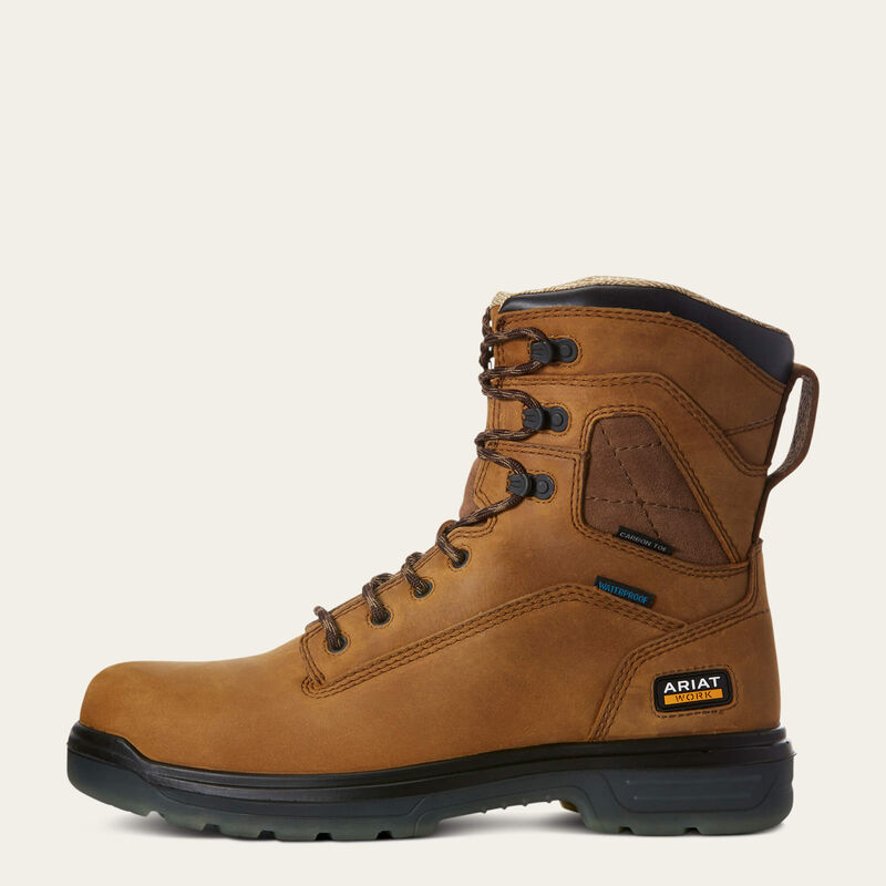 Men's Ariat Turbo 8" Waterproof Carbon Toe Work Boot