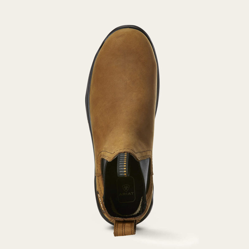 Men's Ariat Turbo Chelsea Waterproof Carbon Toe Work Boot