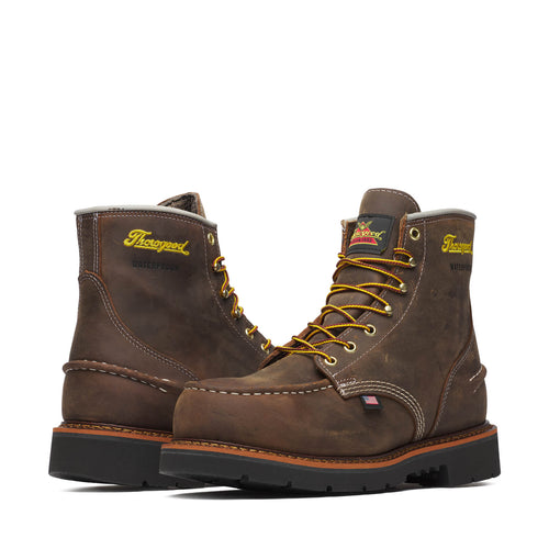 1957 Series – Waterproof Safety Toe – 6″ Crazy Horse Moc Toe – MAXWear90™
