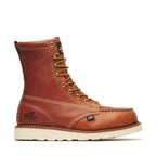 Thorogood American Heritage – 8″ Tobacco Safety Toe – Moc Toe MAXWear Wedge™