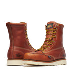 Thorogood American Heritage – 8″ Tobacco Safety Toe – Moc Toe MAXWear Wedge™