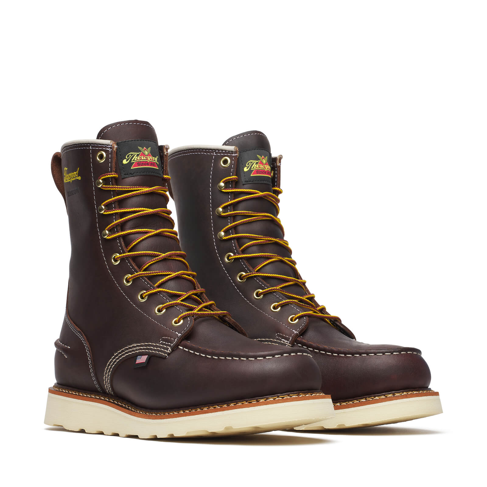 Thorogood 1957 Series – Waterproof – 8″ Briar Pitstop Moc Toe – MAXWear Wedge™