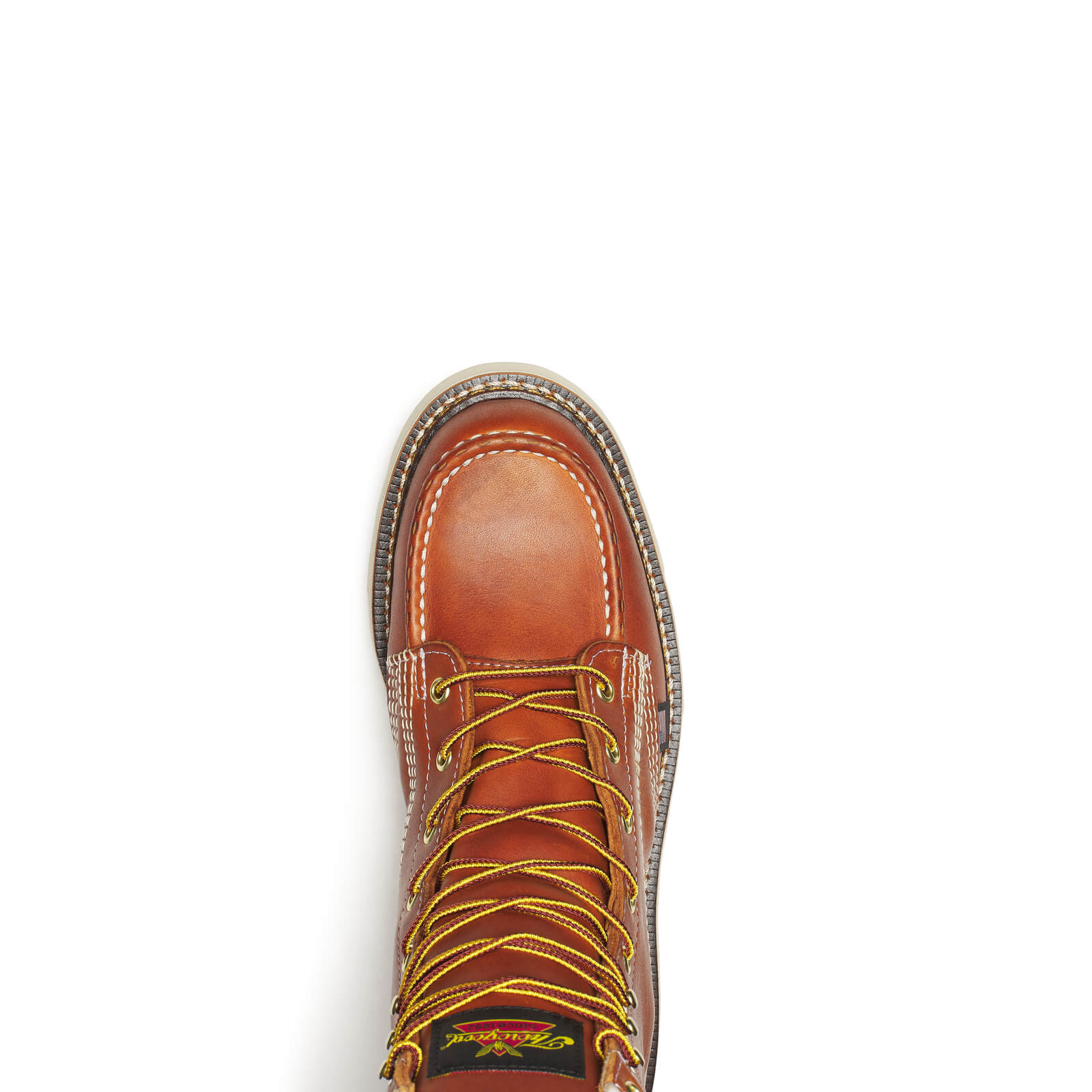 Thorogood American Heritage – 8″ Tobacco Moc Toe – MAXWear Wedge™