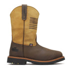Western Work – Waterproof Crazy Horse/Tan – 11″ Square Toe