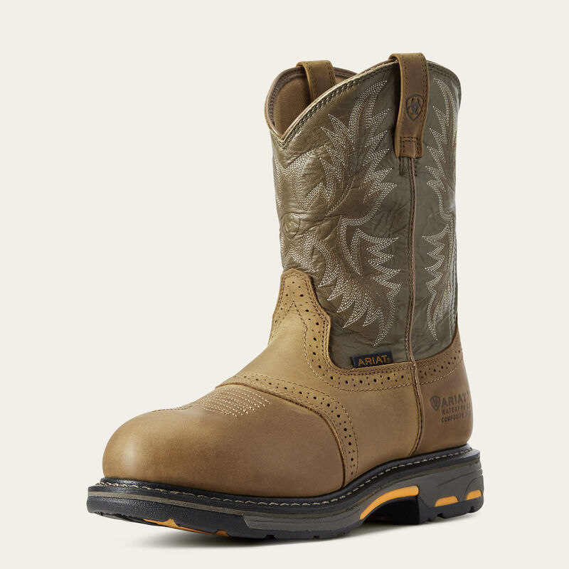 Men's Ariat WorkHog Waterproof Composite Toe Work Boot