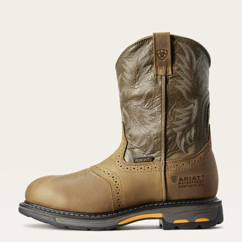 Men's Ariat WorkHog Waterproof Composite Toe Work Boot
