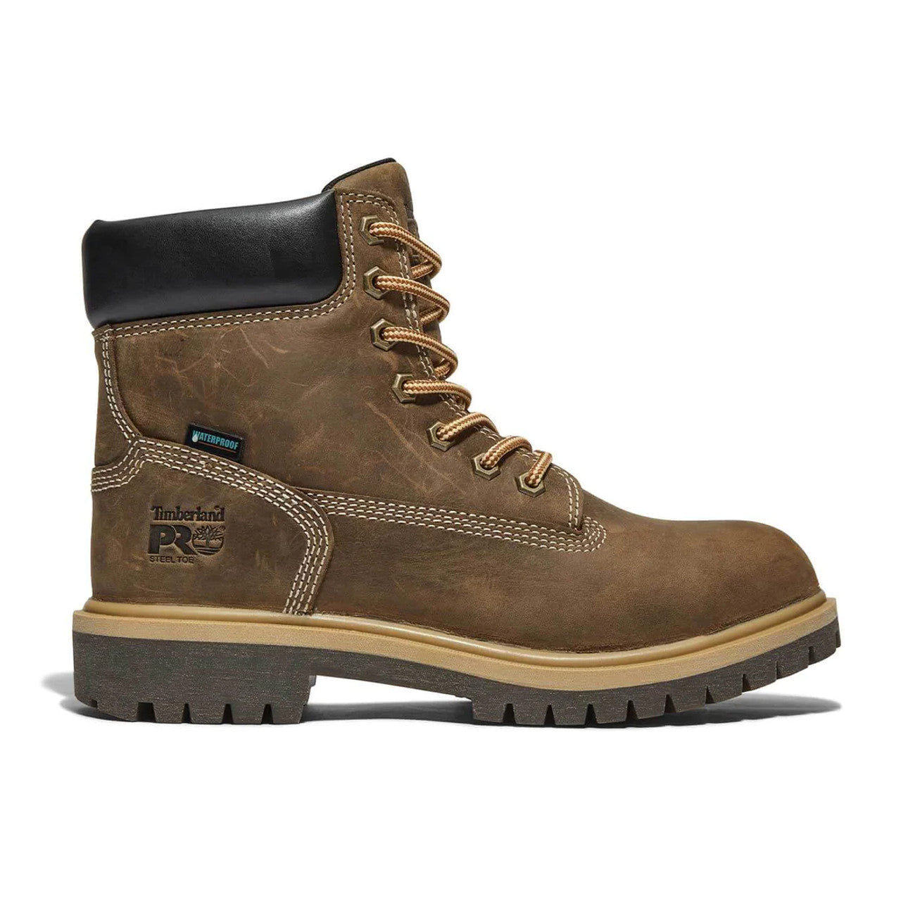 Timberland PRO® Women's 6" Direct Attach Steel Toe Waterproof Work Boot ANSI/ASTM I75 A2QX7& C75 Certified | Electrical Hazard Rated