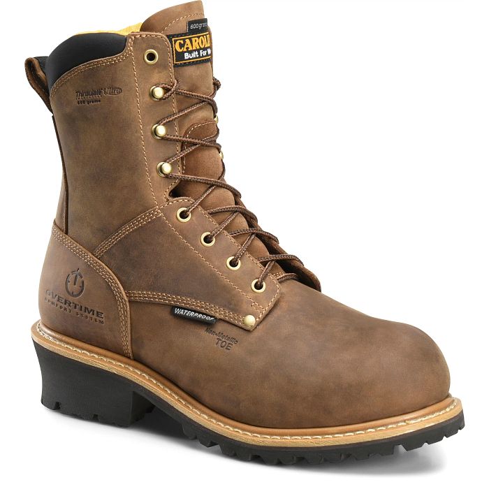 Carolina Poplar 8" Comp Toe Insulated Waterproof Logger