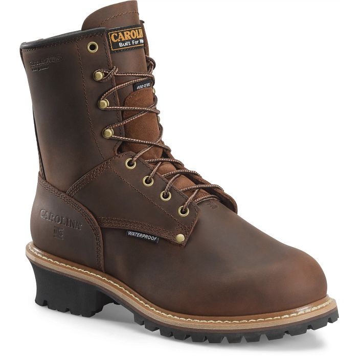 Carolina Elm 8" Internal Met Guard Steel Toe Insulated Waterproof Work Boot