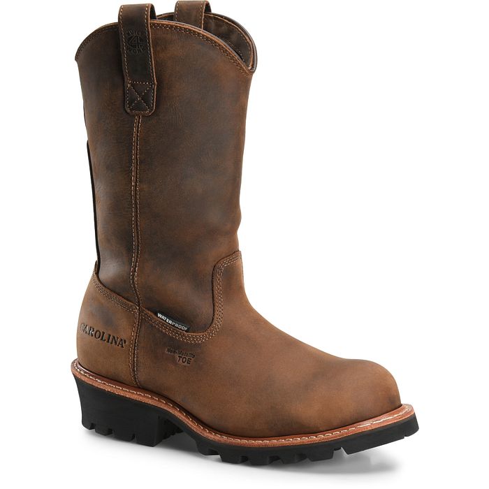 Carolina Well X Men’S 12” Waterproof Comp Toe Ranch Wellington Logger