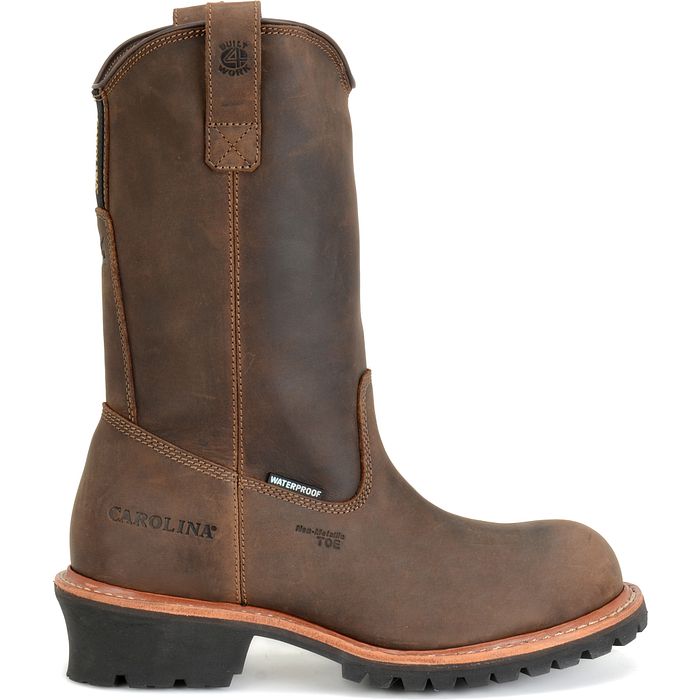 Carolina Well X Men’S 12” Waterproof Comp Toe Ranch Wellington Logger