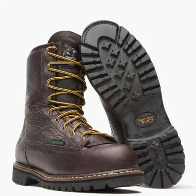 Georgia Boot Steel Toe Waterproof Lace-To-Toe Work Boot