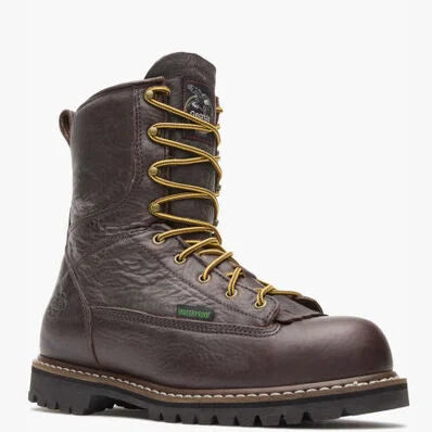 Georgia Boot Steel Toe Waterproof Lace-To-Toe Work Boot