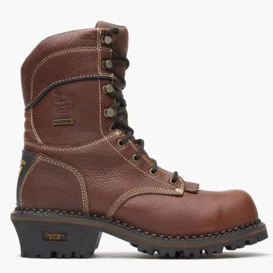 Georgia Boot AMP LT Logger Composite Toe Waterproof Work Boot
