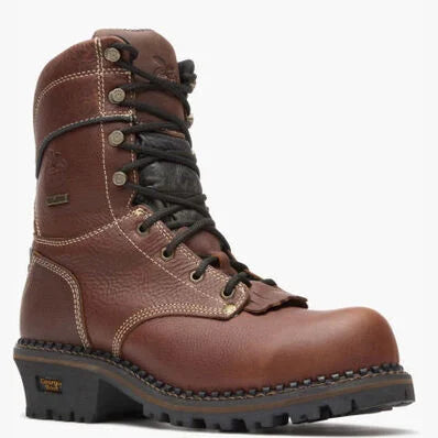 Georgia Boot AMP LT Logger Composite Toe Waterproof Work Boot