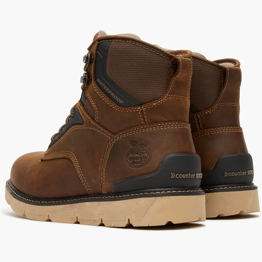 Men's Georgia Boot Carbon Flex Wedge 6" Carbon Toe Work Boot