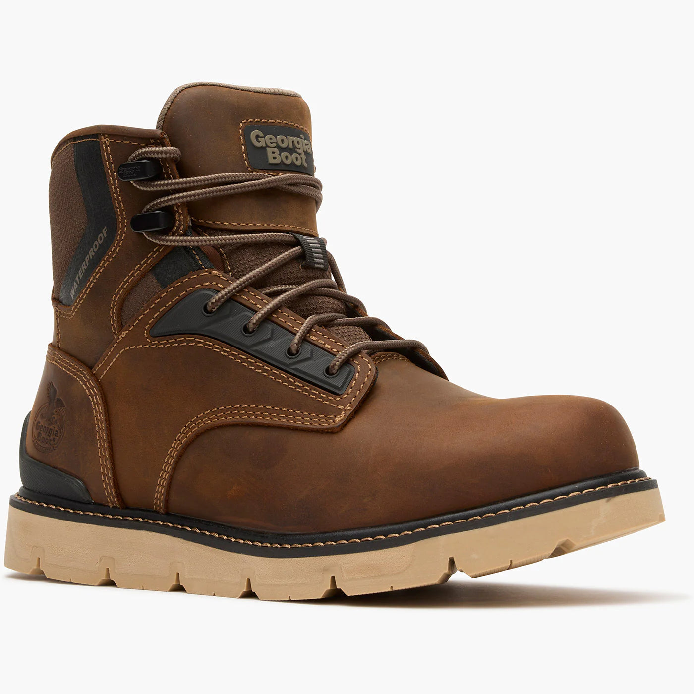 Men's Georgia Boot Carbon Flex Wedge 6" Carbon Toe Work Boot