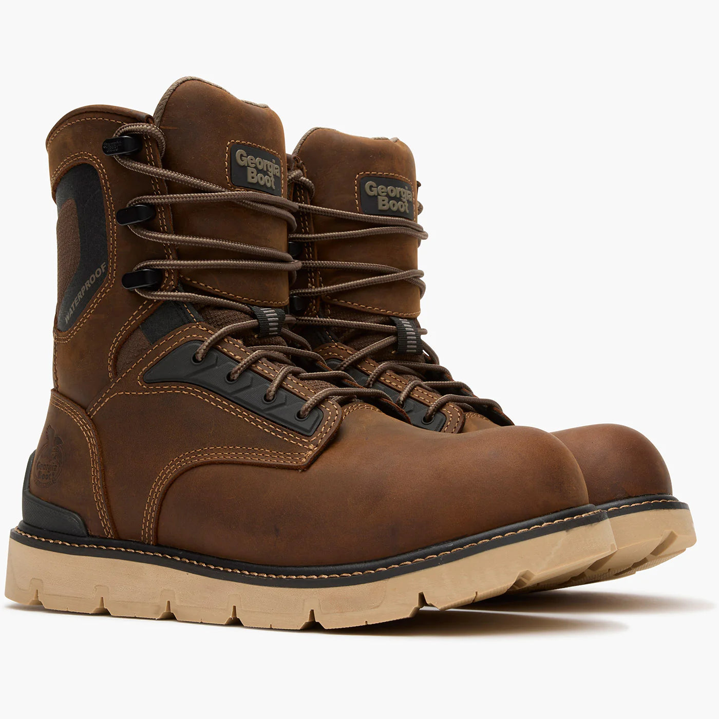 Men's Georgia Boot Carbon Flex Wedge 8" Waterproof Work Boot
