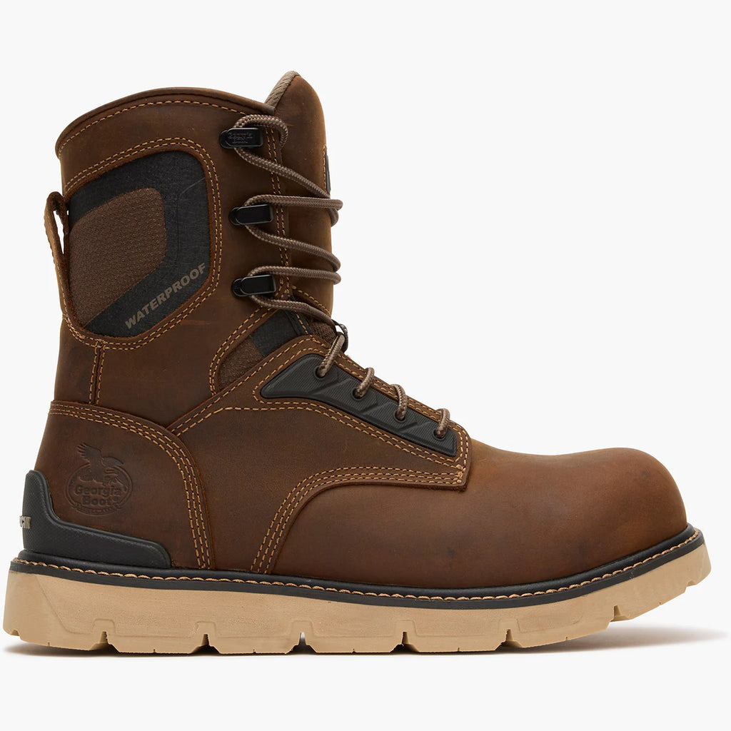 Men's Georgia Boot Carbon Flex Wedge 8" Waterproof Work Boot