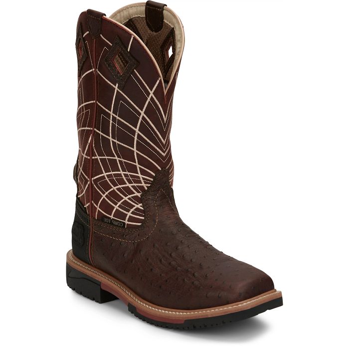 Justin Derrickman 12" Waterproof Comp Toe