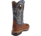 Men's Twisted X Navy Lite Cowboy Work Boot Soft Square Toe