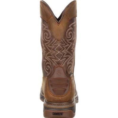 Rocky Iron Skull Composite Toe Waterproof Western Boot
