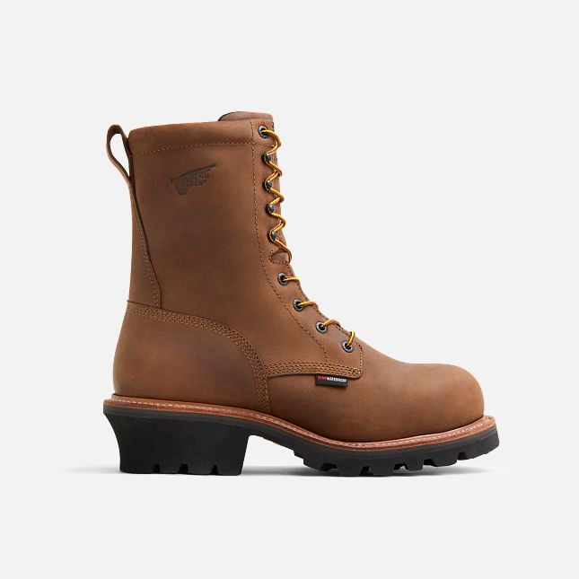 Red Wing LoggerMax Men's 9-inch Waterproof, Insulated Safety Toe Boot